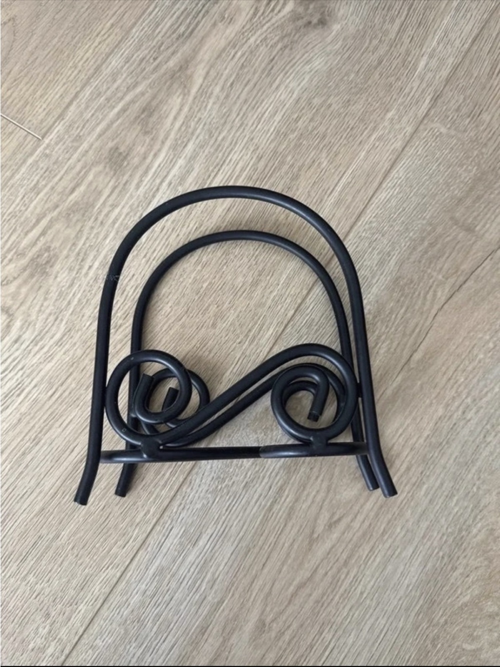 Black Metal Napkin Holder for Tabletop
